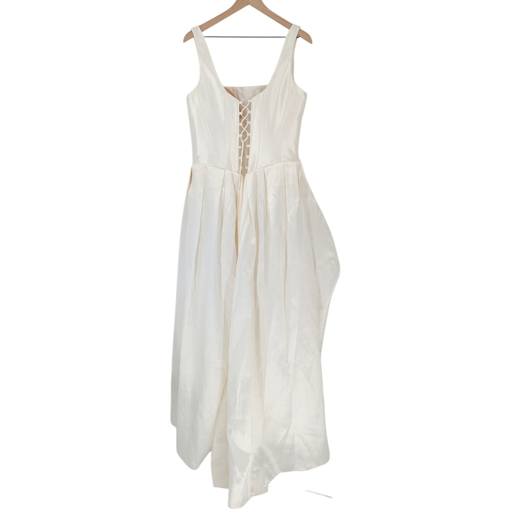 Willowby by Watters Pia Mikado Wedding Dress Corset Open Back Bridal Gown 15 NWT - Picture 4 of 6